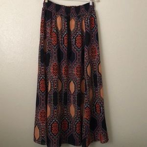 Anthropologie maxi skirt size s